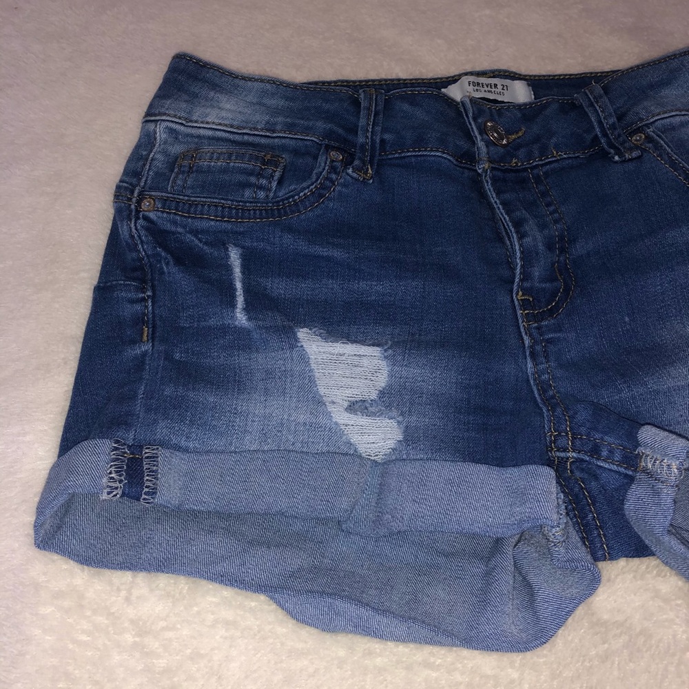 Denim Shorts - Picture 2 of 7